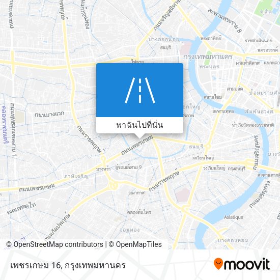 เพชรเกษม 16 แผนที่