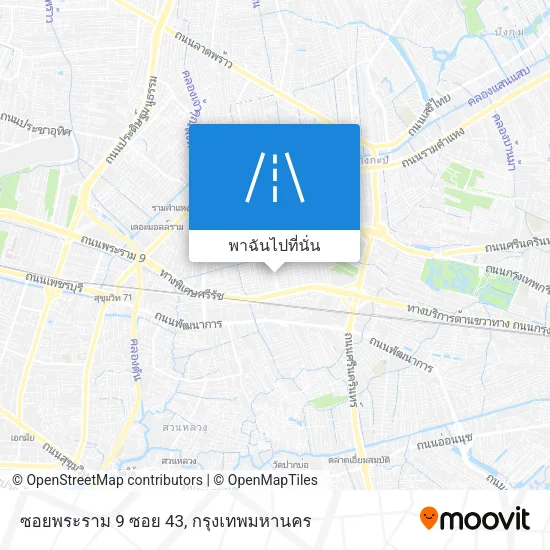 ซอยพระราม 9 ซอย 43 แผนที่