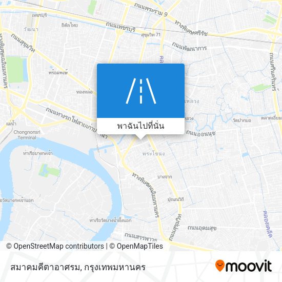 สมาคมคีตาอาศรม แผนที่