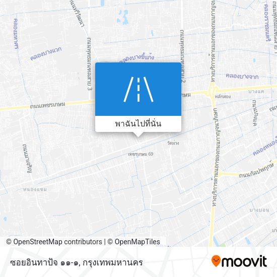 ซอยอินทาปัจ ๑๑-๑ แผนที่