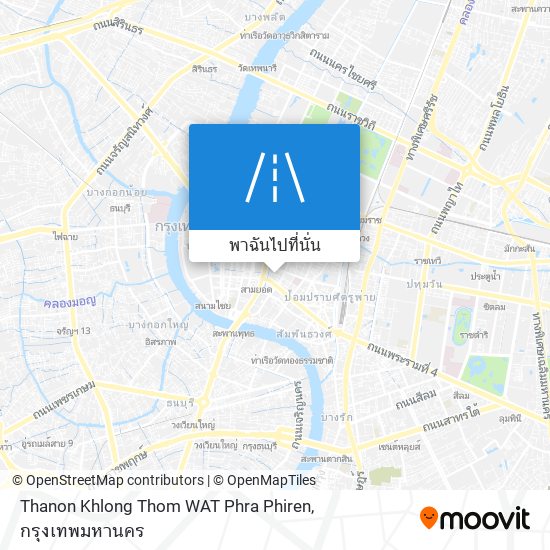 Thanon Khlong Thom WAT Phra Phiren แผนที่