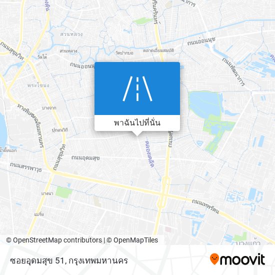 ซอยอุดมสุข 51 แผนที่