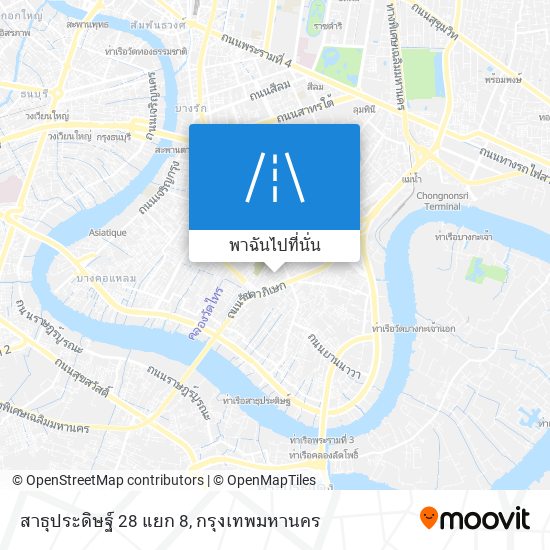 สาธุประดิษฐ์ 28 แยก 8 แผนที่