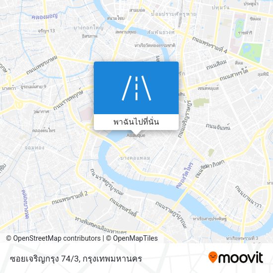 ซอยเจริญกรุง 74/3 แผนที่