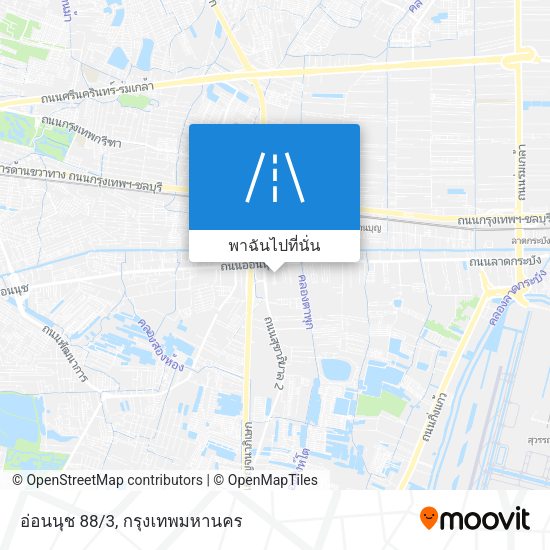 อ่อนนุช 88/3 แผนที่