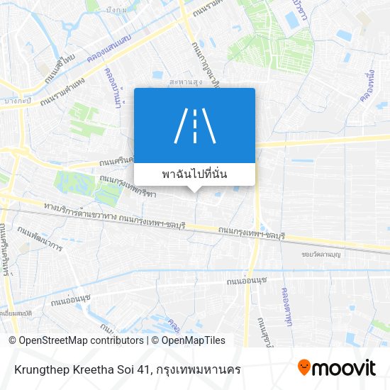 Krungthep Kreetha Soi 41 แผนที่