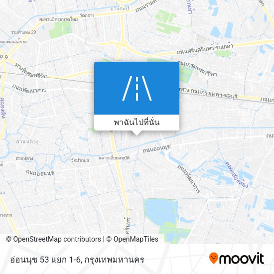 อ่อนนุช 53 แยก 1-6 แผนที่