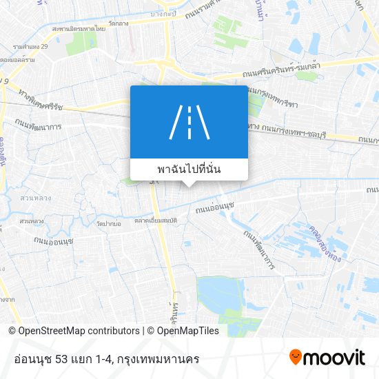 อ่อนนุช 53 แยก 1-4 แผนที่