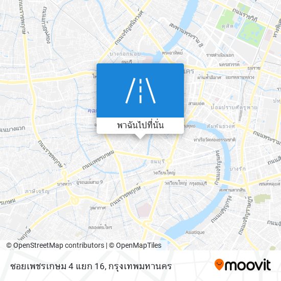 ซอยเพชรเกษม 4 แยก 16 แผนที่