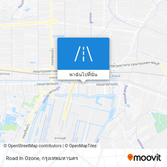 Road In Ozone แผนที่