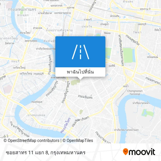 ซอยสาทร 11 แยก 8 แผนที่