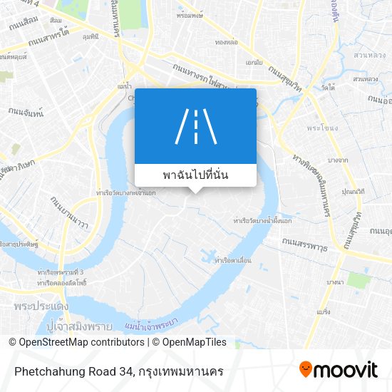 Phetchahung Road 34 แผนที่