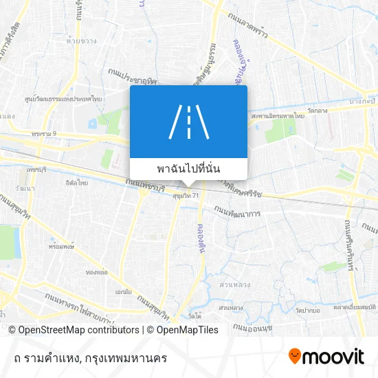 ถ รามคำแหง แผนที่