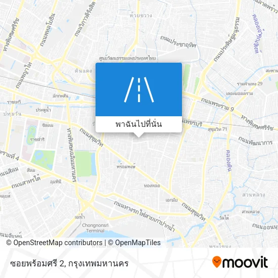ซอยพร้อมศรี 2 แผนที่