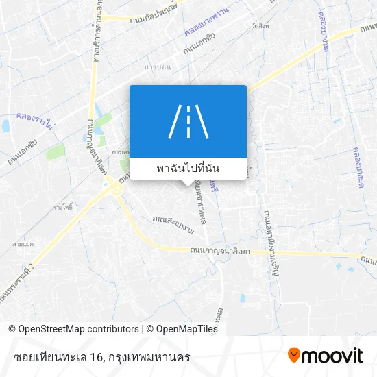 ซอยเทียนทะเล 16 แผนที่