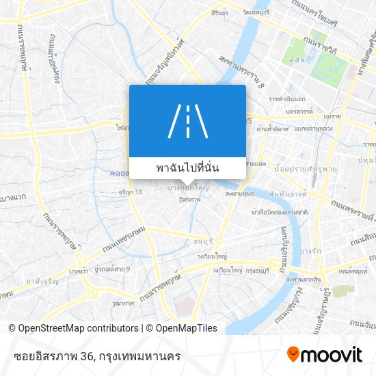 ซอยอิสรภาพ 36 แผนที่