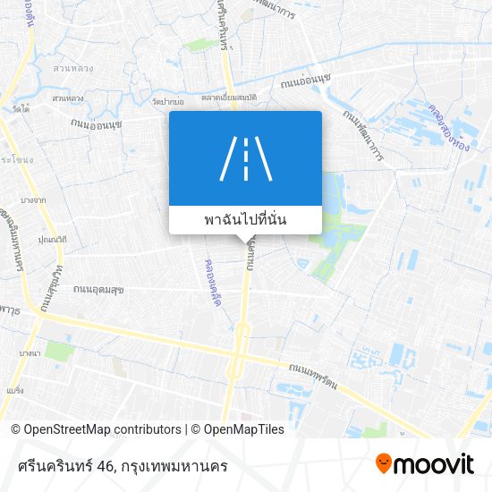 ศรีนครินทร์ 46 แผนที่