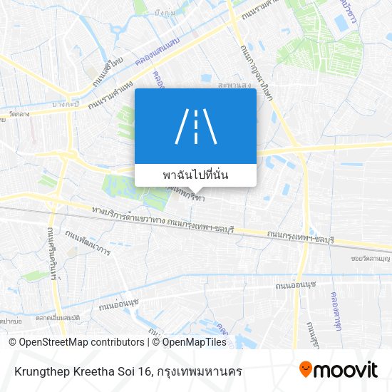 Krungthep Kreetha Soi 16 แผนที่
