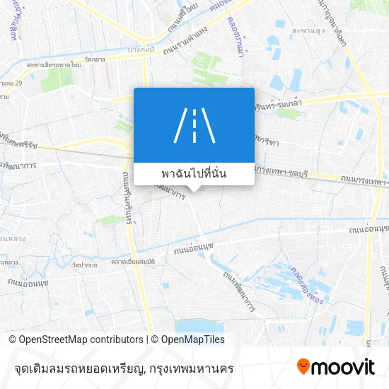 จุดเติมลมรถหยอดเหรียญ แผนที่