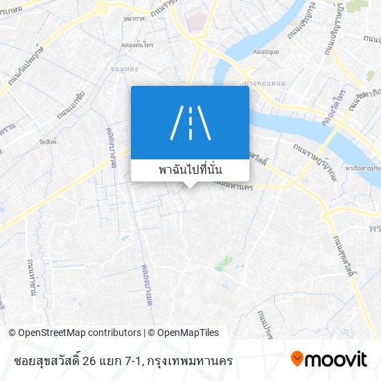 ซอยสุขสวัสดิ์ 26 แยก 7-1 แผนที่