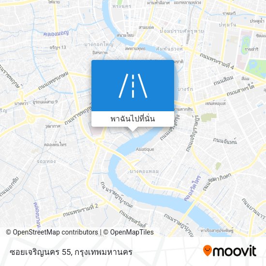 ซอยเจริญนคร 55 แผนที่