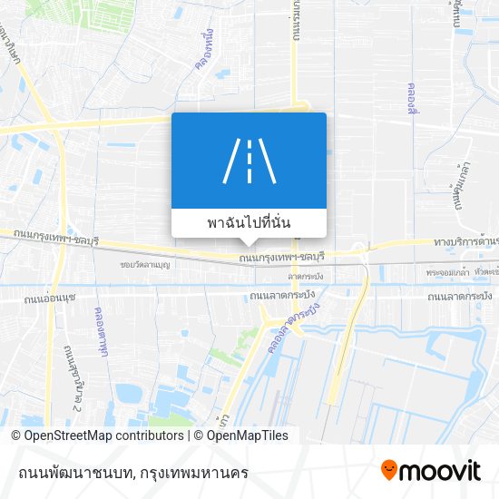 ถนนพัฒนาชนบท แผนที่