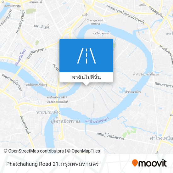 Phetchahung Road 21 แผนที่