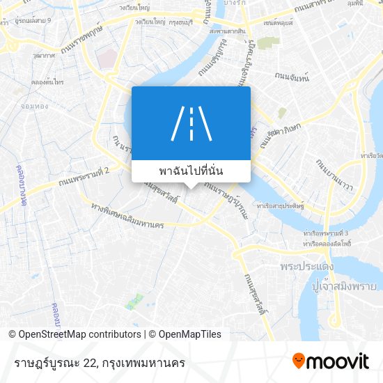 ราษฎร์บูรณะ 22 แผนที่