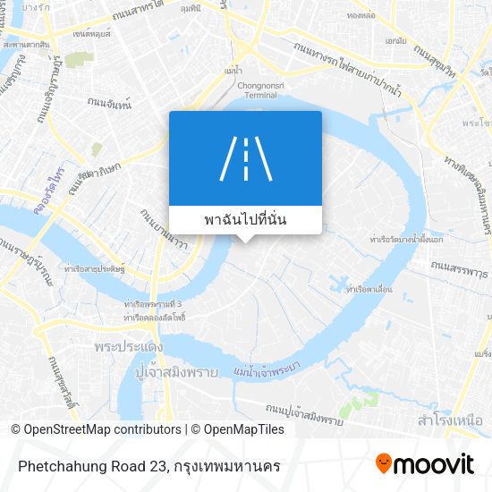 Phetchahung Road 23 แผนที่