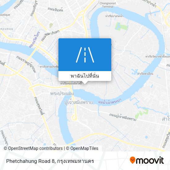 Phetchahung Road 8 แผนที่