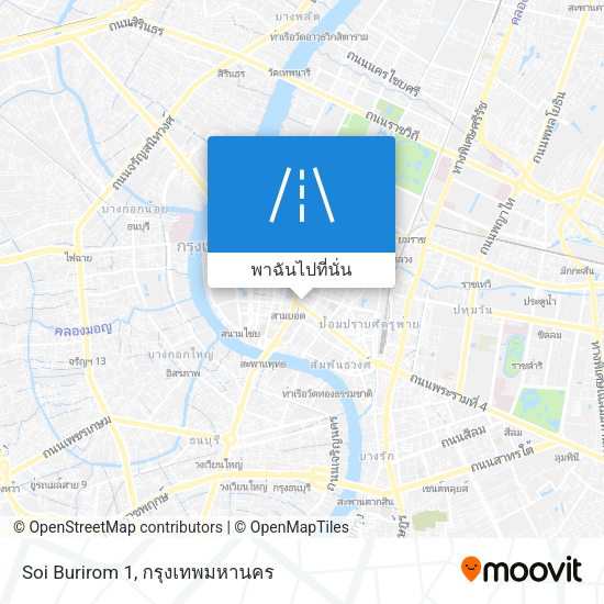 Soi Burirom 1 แผนที่