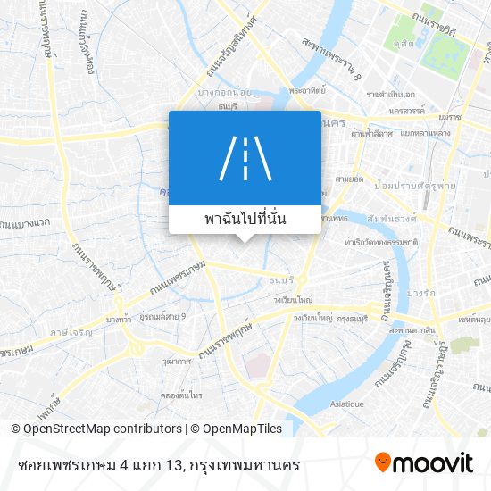 ซอยเพชรเกษม 4 แยก 13 แผนที่