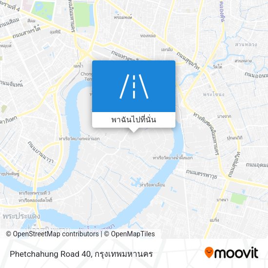 Phetchahung Road 40 แผนที่