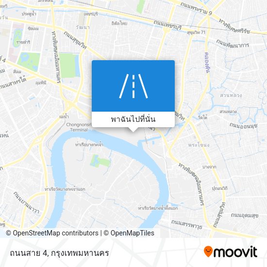 ถนนสาย 4 แผนที่