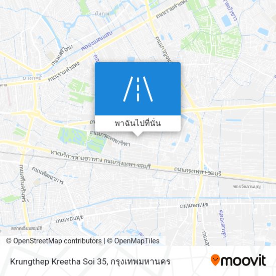 Krungthep Kreetha Soi 35 แผนที่