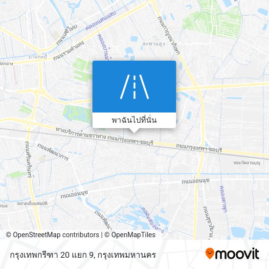 กรุงเทพกรีฑา 20 แยก 9 แผนที่