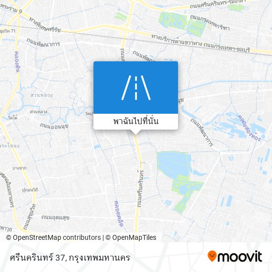 ศรีนครินทร์ 37 แผนที่