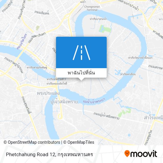 Phetchahung Road 12 แผนที่