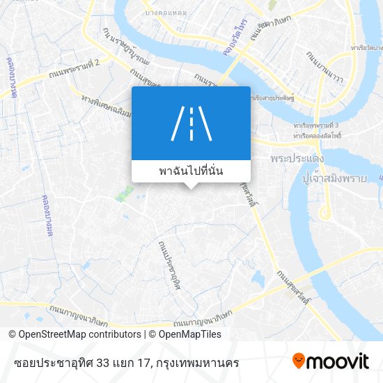 ซอยประชาอุทิศ 33 แยก 17 แผนที่