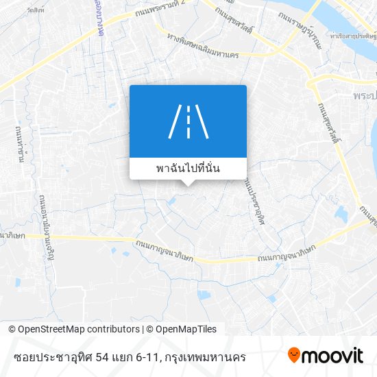 ซอยประชาอุทิศ 54 แยก 6-11 แผนที่