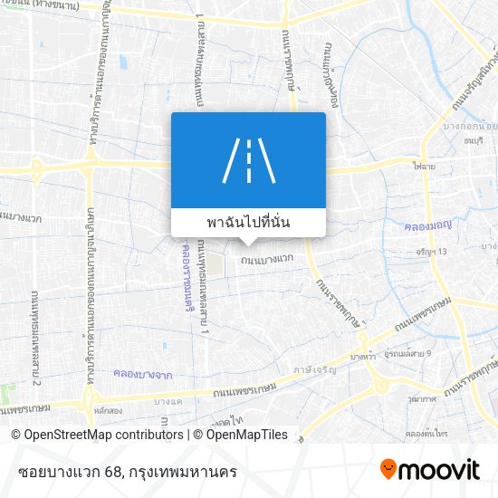 ซอยบางแวก 68 แผนที่