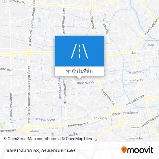 ซอยบางแวก 68 แผนที่