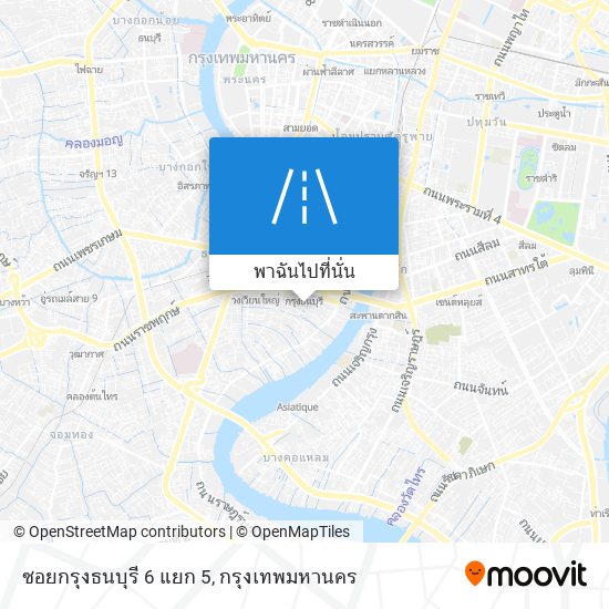 ซอยกรุงธนบุรี 6 แยก 5 แผนที่