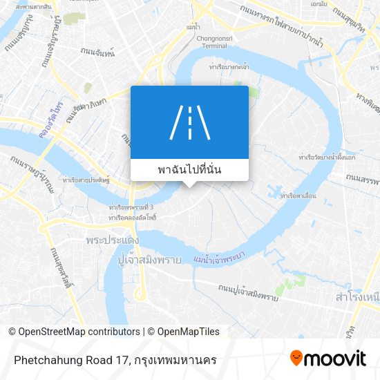 Phetchahung Road 17 แผนที่