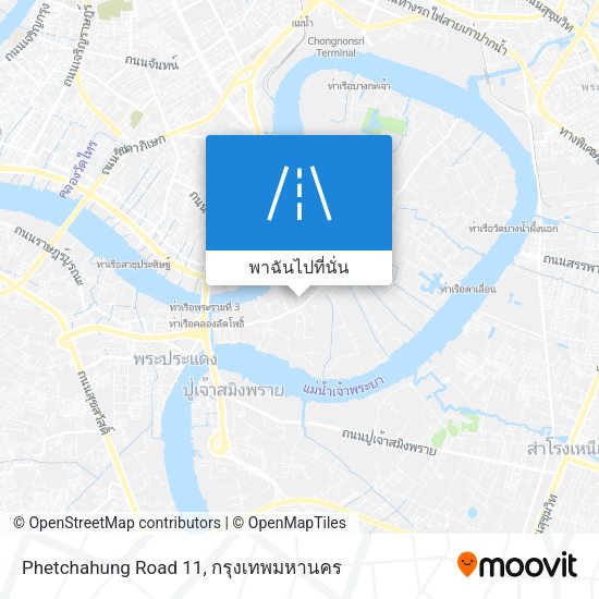 Phetchahung Road 11 แผนที่