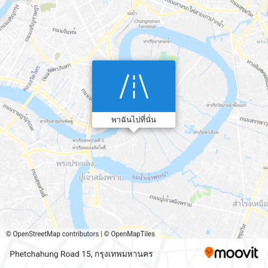 Phetchahung Road 15 แผนที่