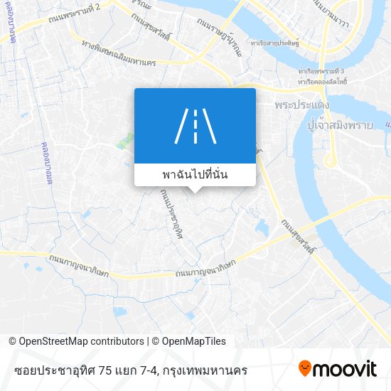 ซอยประชาอุทิศ 75 แยก 7-4 แผนที่