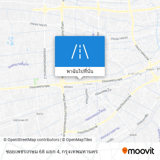 ซอยเพชรเกษม 68 แยก 4 แผนที่