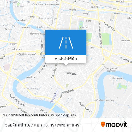 ซอยจันทน์ 18/7 แยก 18 แผนที่