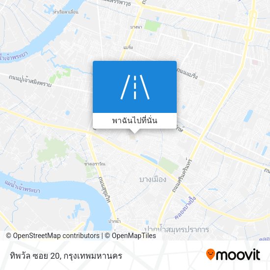ทิพวัล ซอย 20 แผนที่